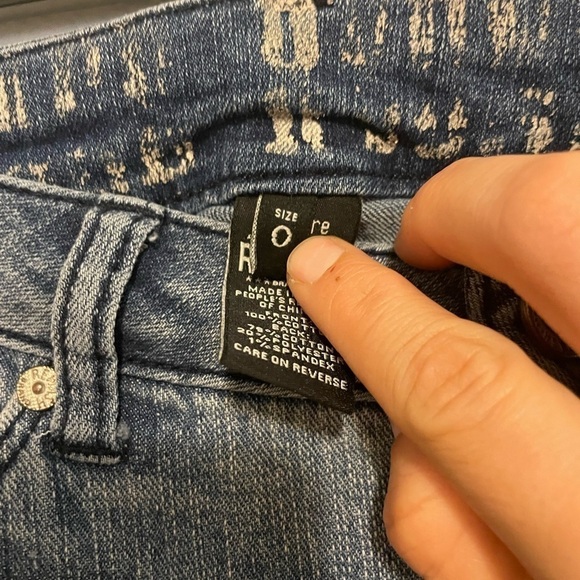 Rewash Distressed Skinny Jeans Size 0 - Picture 6 of 7